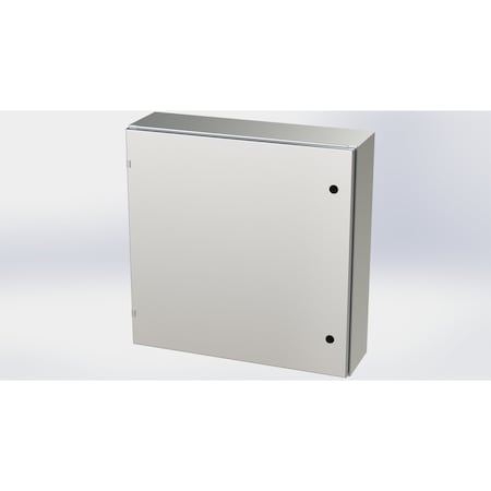 Saginaw Control & Engineering 1/4 Turn Latch Electrical Enclosures, 30 in H, 8 in D, 30 in W, NEMA 3R, 4, 4X, 12, 13 SCE-30EL3008SS6LP